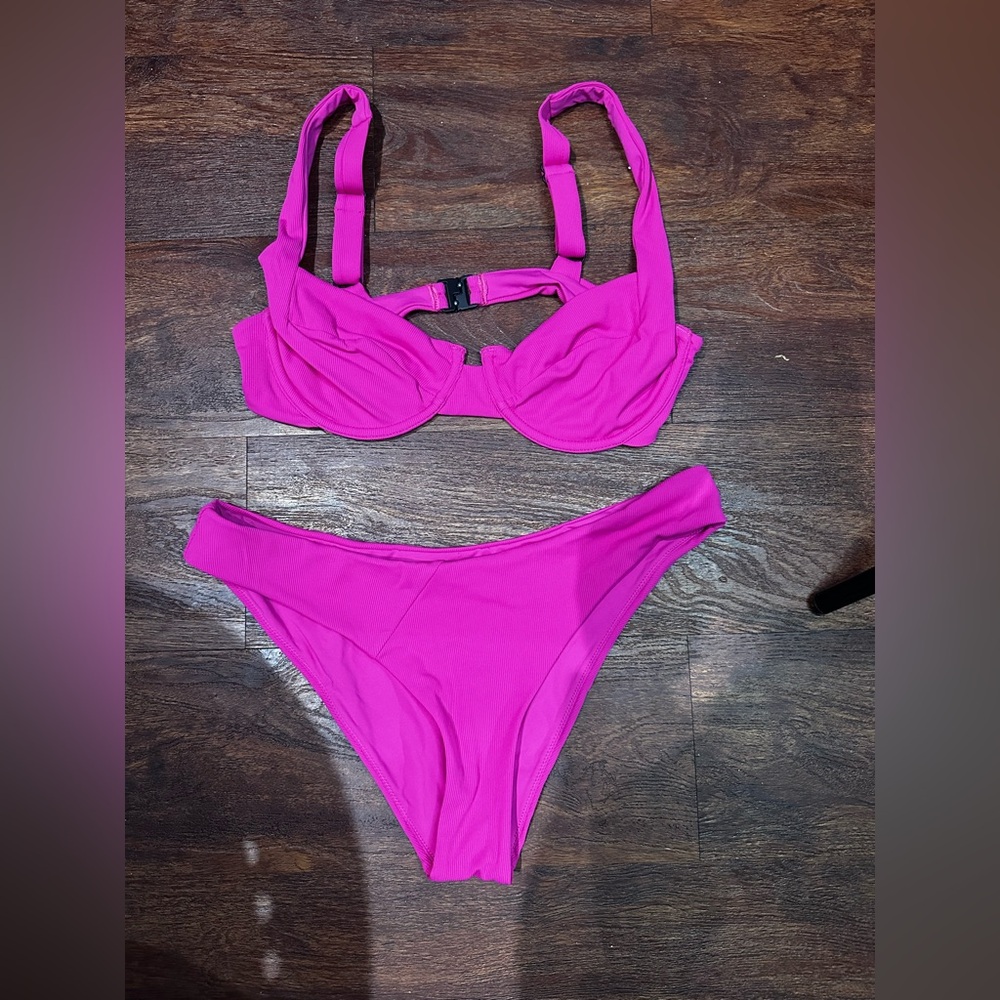 Vibrant Pink Bikini Set
